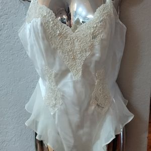 Victoria secret bridal teddy